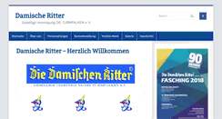 Desktop Screenshot of damischeritter.de